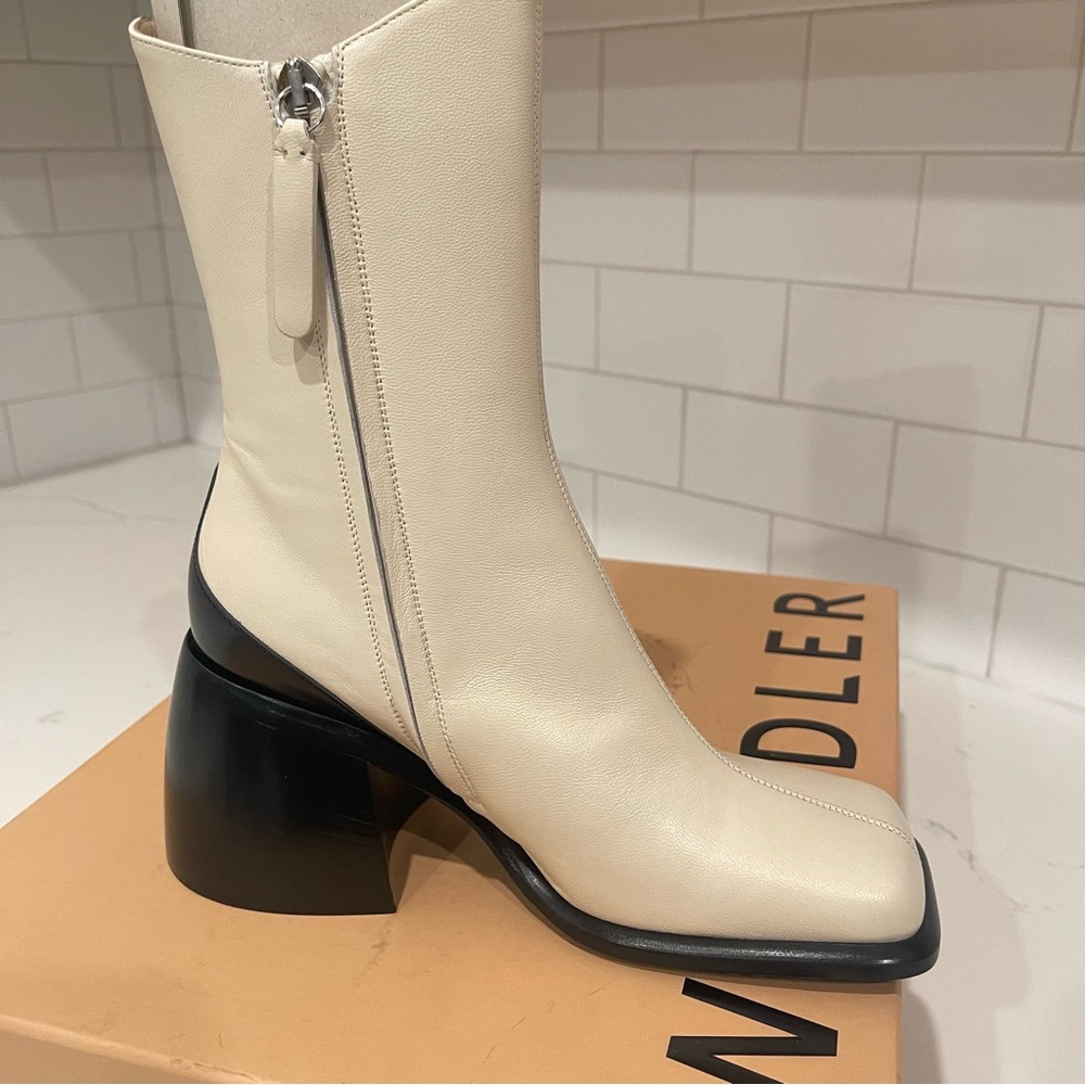 WANDLER Ella Squared toe ankle boots - NWT in size 35
